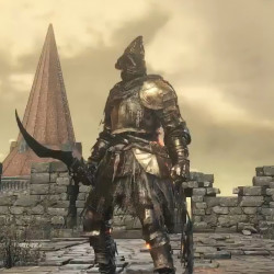 Sunset Armor: Corvian Greatknife.