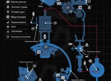 Подробная карта миссии Лазарь в DOOM 4