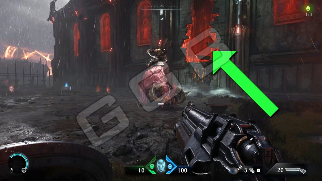 Все секреты и карта Главы 1 Doom: The Dark Ages