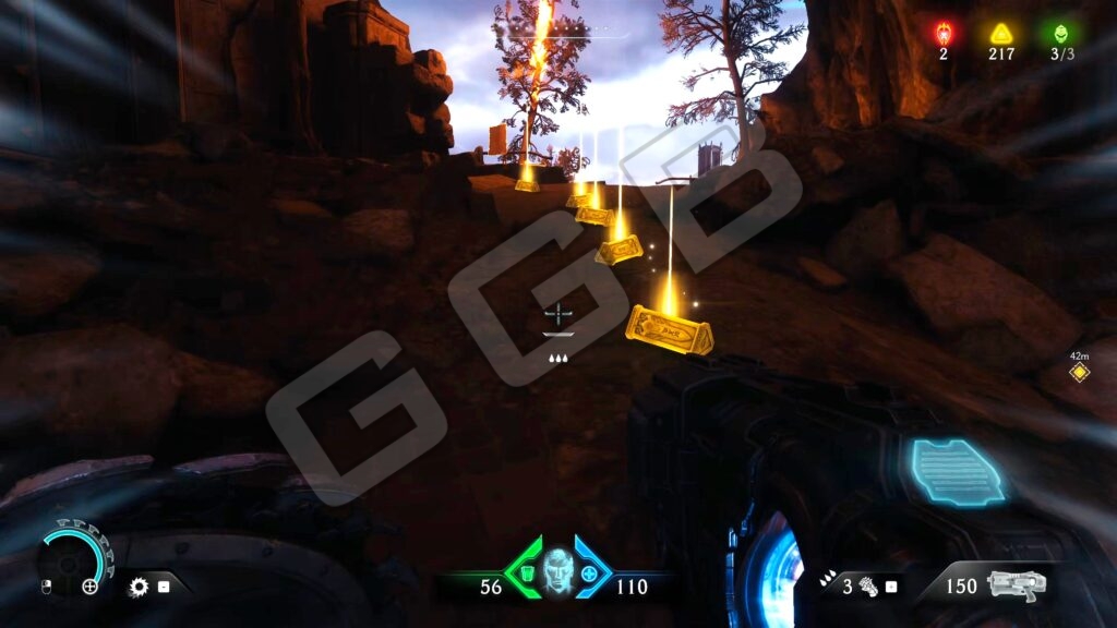 Doom: The Dark Ages Все секреты и карта Главы 4 Казармы Стражей