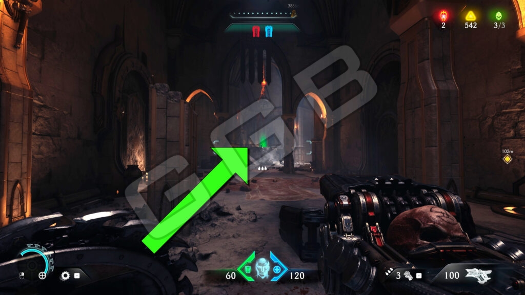 Doom: The Dark Ages Все секреты и карта Главы 5 Святой город Аратум